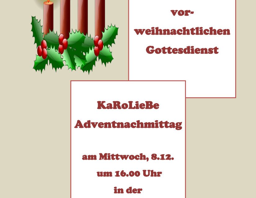 KaRoLieBe- Vorweihnachtlicher Gottesdienst in der Pfarrkirche Liesing